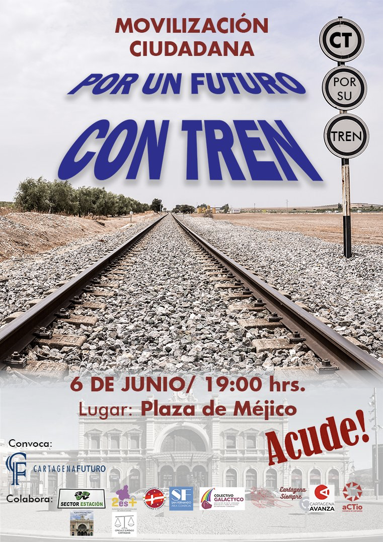 Movilización ciudadana por un futuro con tren