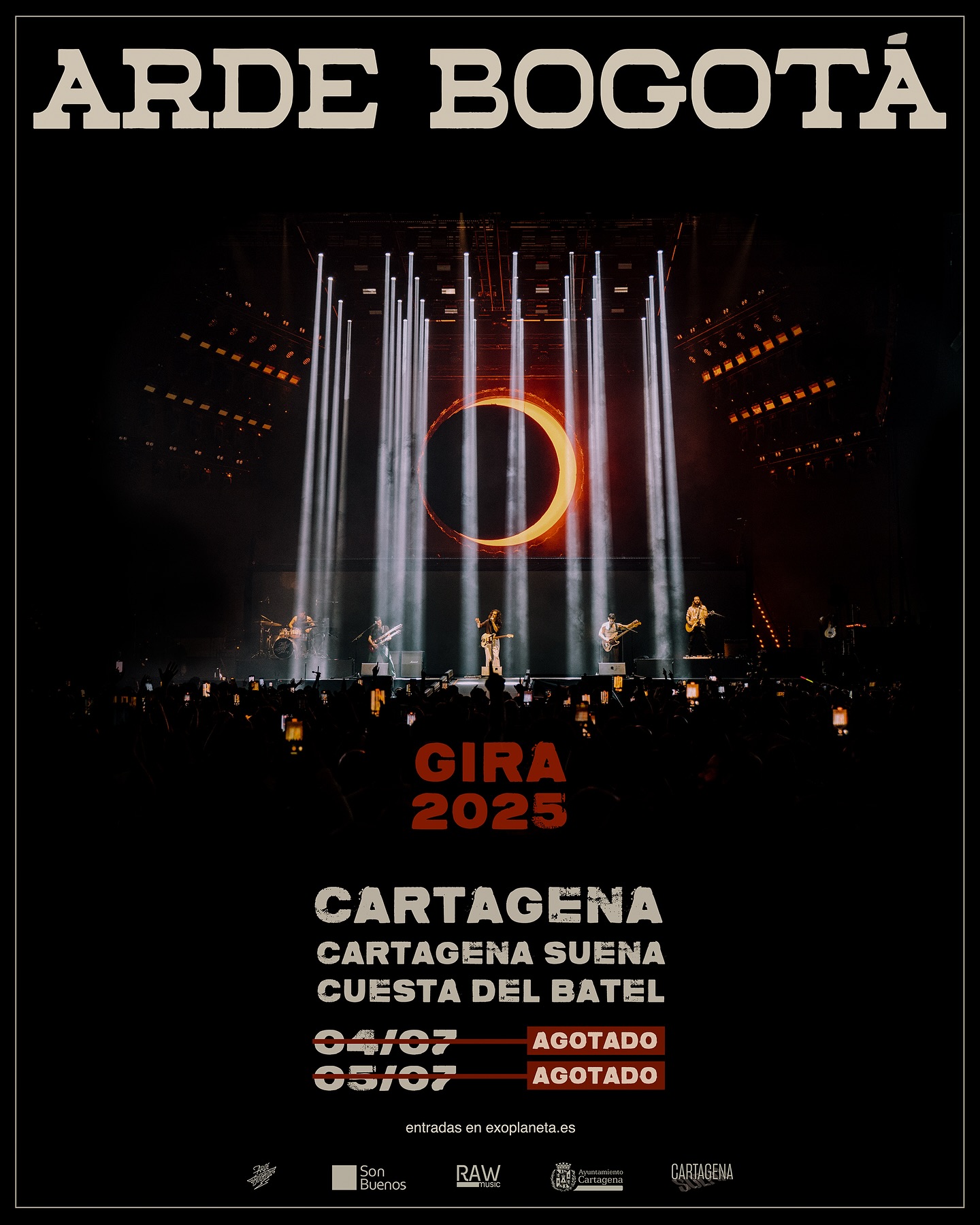 Arde Bogotá actuará el 4 y 5 de julio en Cartagena
